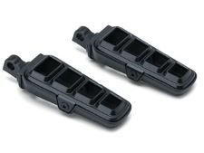 DILLINGER FOOTPEGS WITH MALE MOUNT ADAPTERS SATIN BLACK